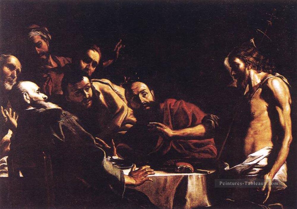 St Jean Reproduisant Hérode Baroque Mattia Preti Peintures à l'huile